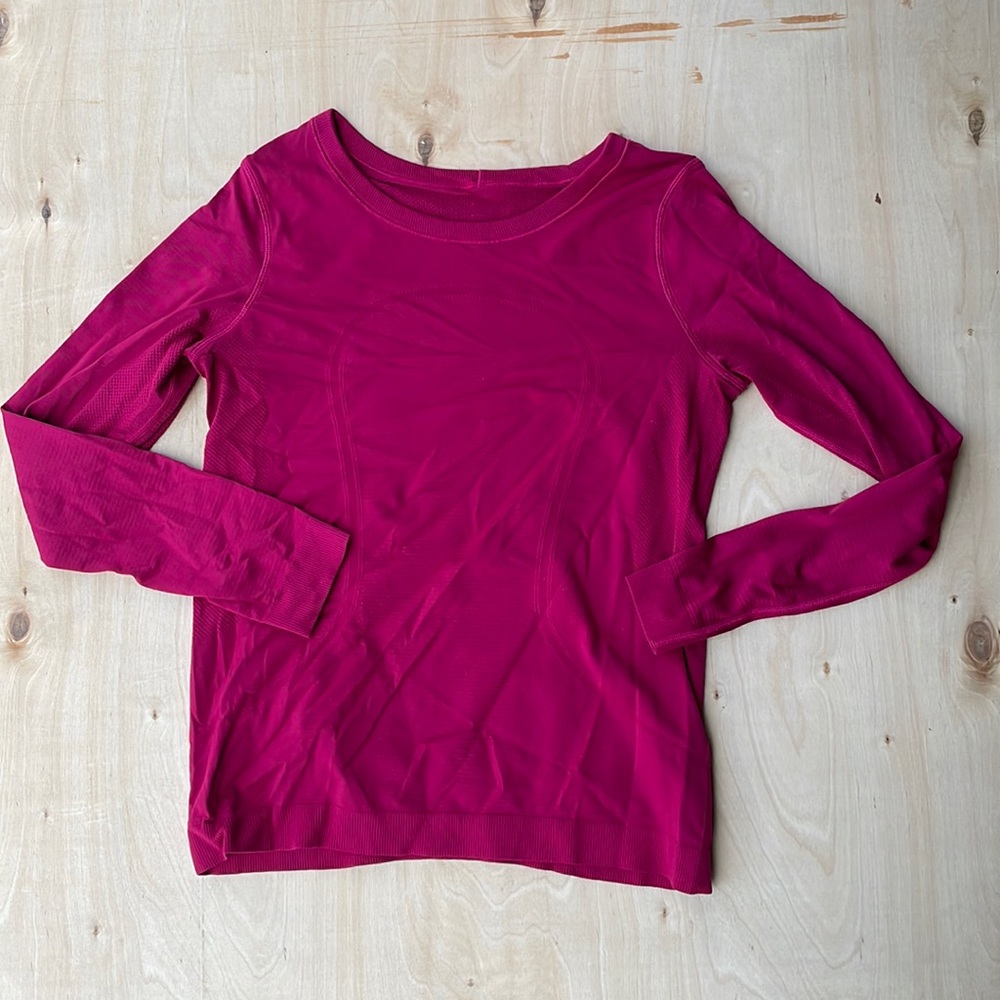 Lululemon Magenta Long Sleeve